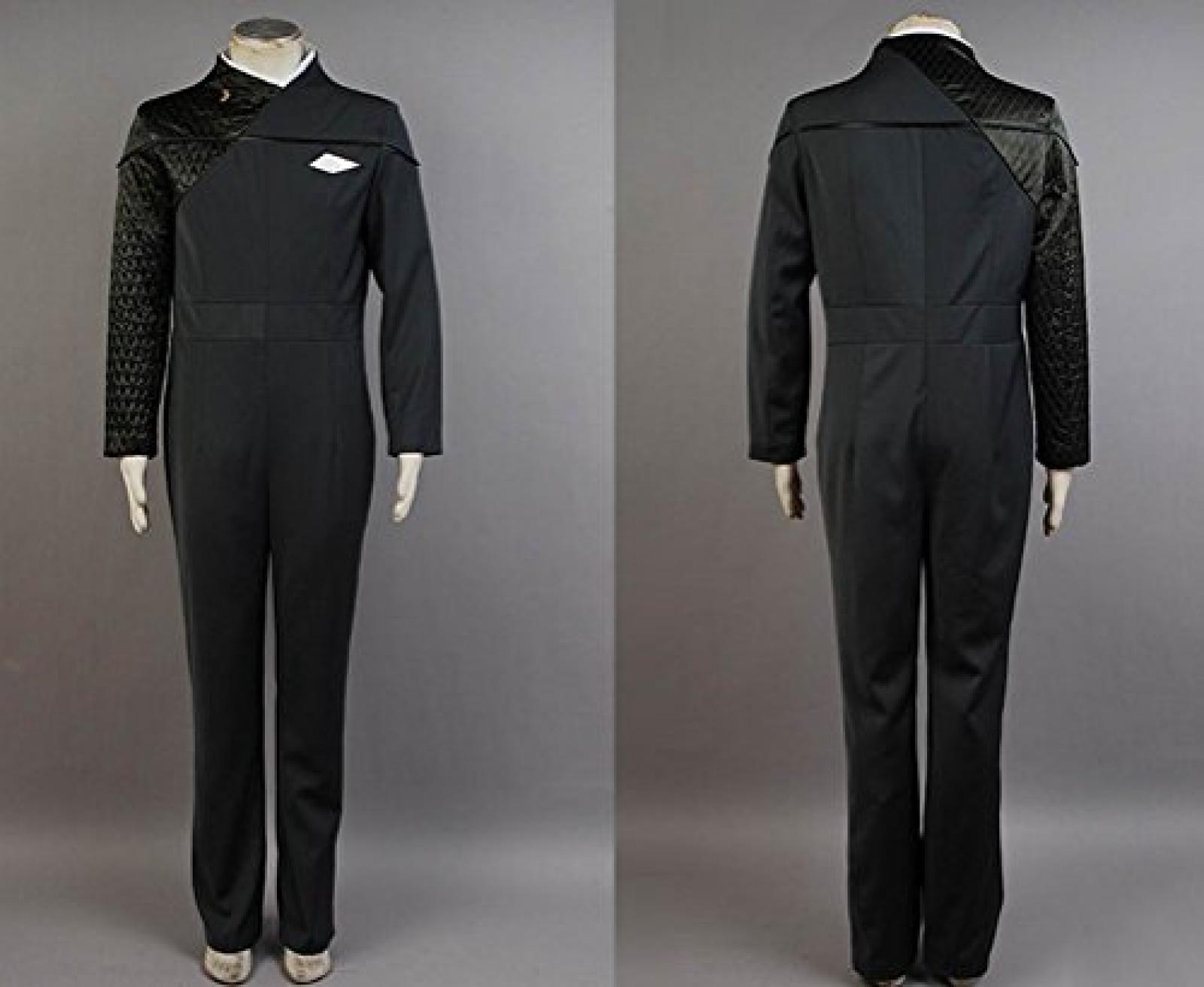 Star Trek: Voyager Relativity Starfleet 29th Century Science Cosplay Uniform Dunkel Gruen 