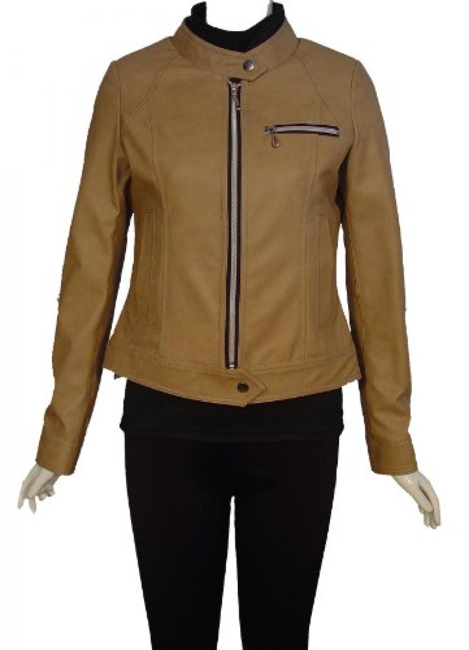 Nettailor Women PLUS SIZE 4063 Lamb Leather Motorcycle Jacket 