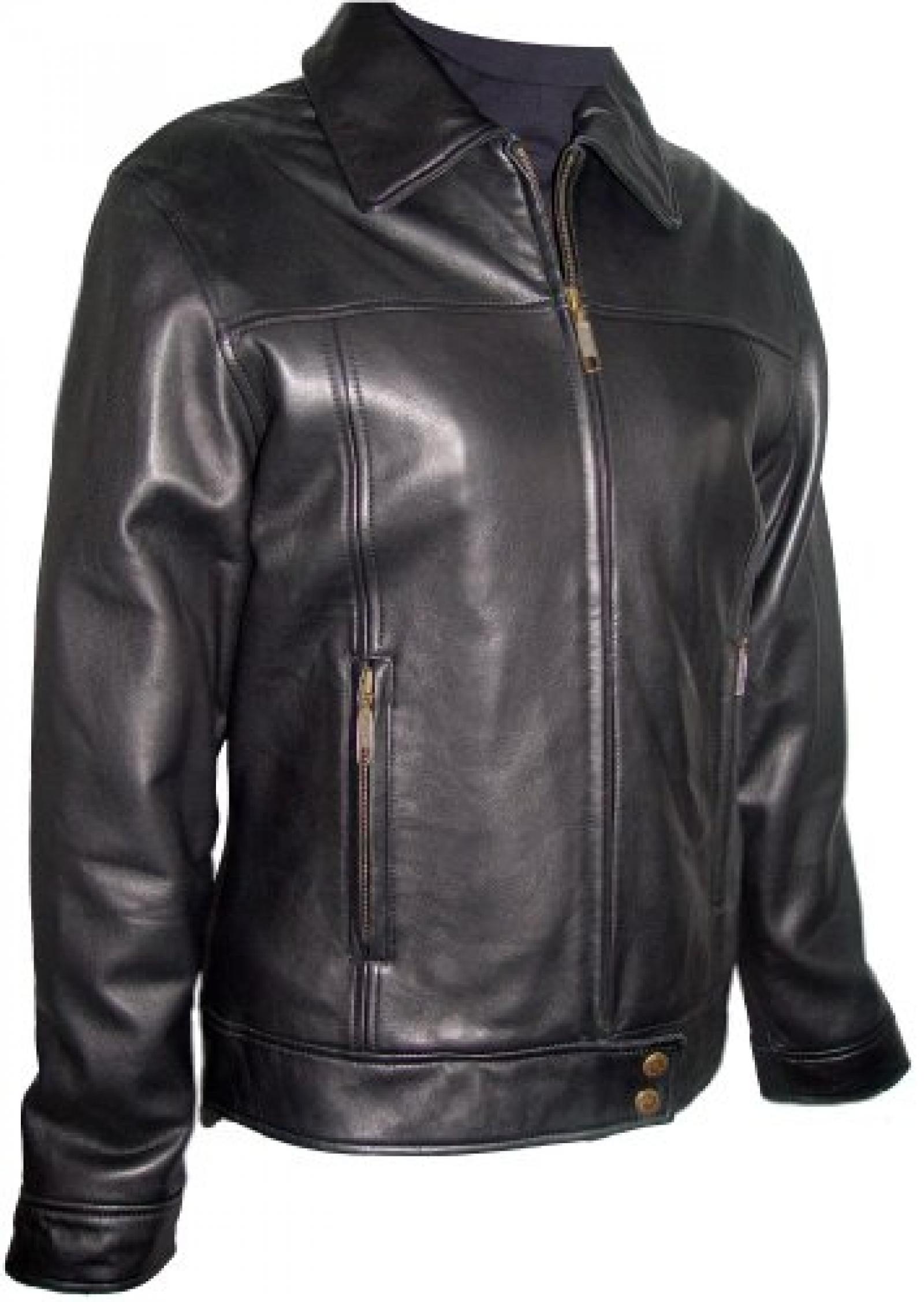 Paccilo FREE tailoring Womens 4027 Plus Size Leather Casual Motorcycle Jacket 
