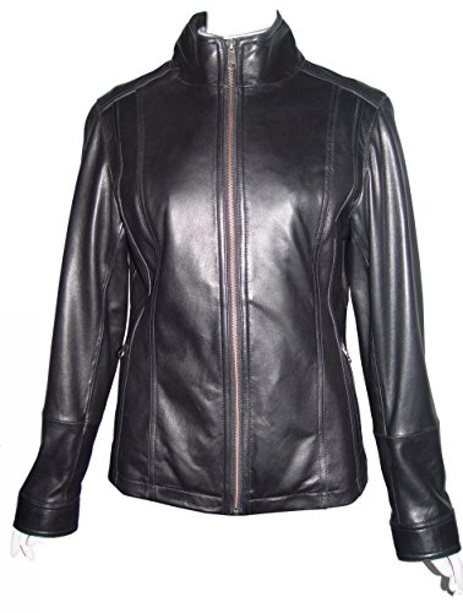 Nettailor Women 4202 Soft Leather New Casual Jacket Zip Front Closure Zip Pocket 