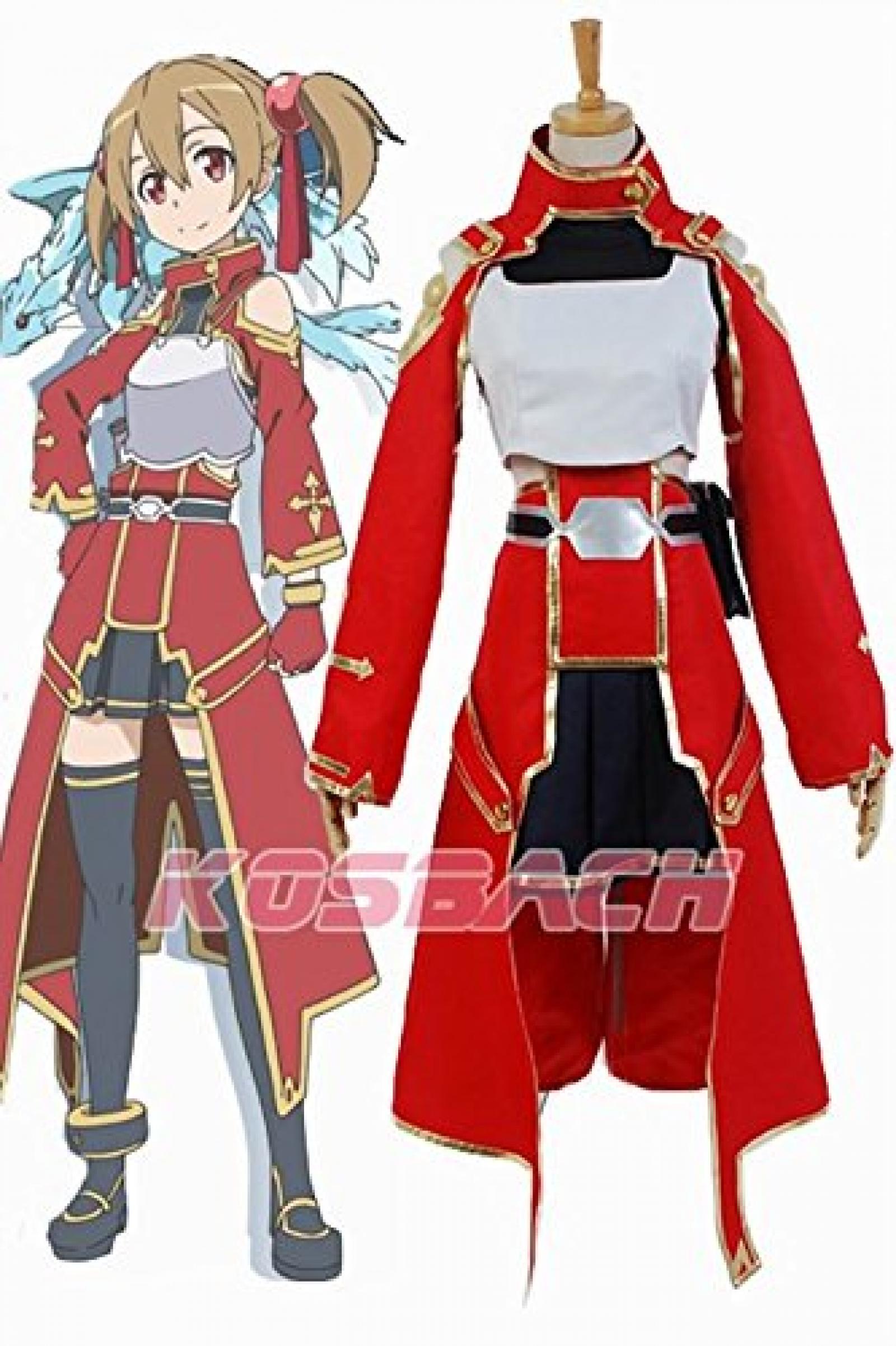 Sword Art Online Silica Keiko Ayano Battle Suit Uniform Kostuem Cosplay 