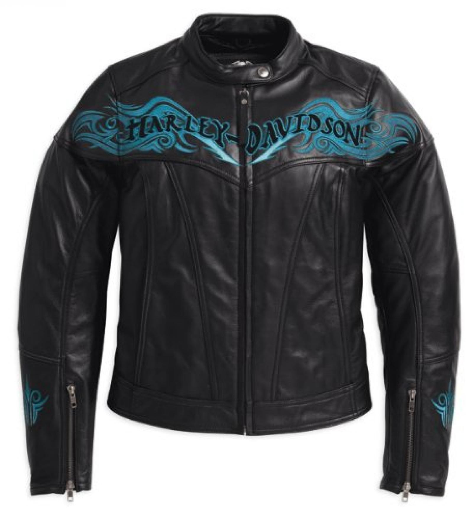 Harley-Davidson Women Blue Twilight -Lederjacke 97017-10VW Damen Outerwear 